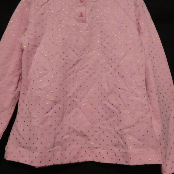 TANGERINE | size 5 | Pink Long Sleeve Shirt With Sparkling Gold Stars | NWOT - Picture 14 of 15